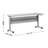 Commercial Nesting Flip Training Table With Steel Frame And T-Legs-925743157-925743155