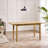 Alissah Rubberwood Extending Dining Table Set - Traditional Rustic Farmhouse Style-476061262-476061260