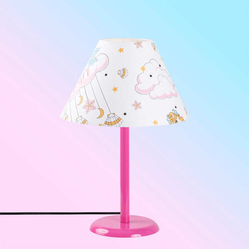 Lampe de table rose 18,11 po Rosena