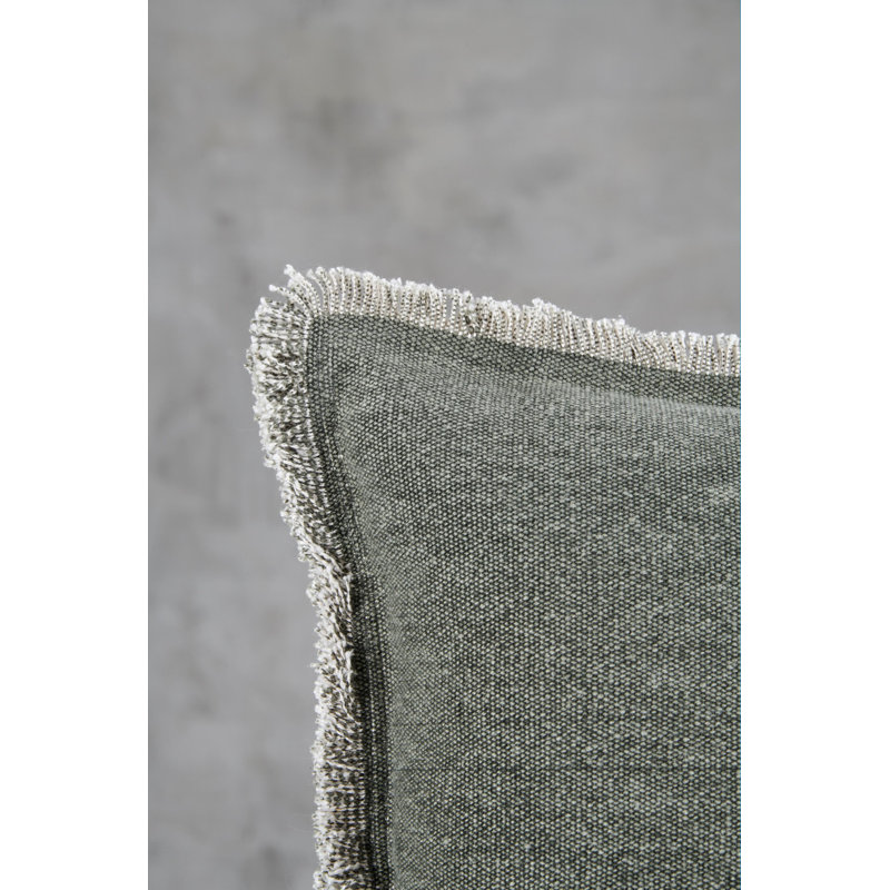 Square Throw Cushion, Green