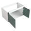 Meuble-lavabo compact 36 po, meuble-lavabo 36 po, finition grattée