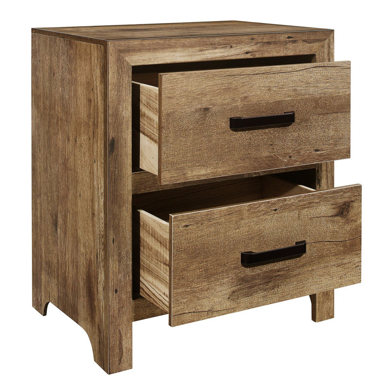 Table de chevet Deni, Brun