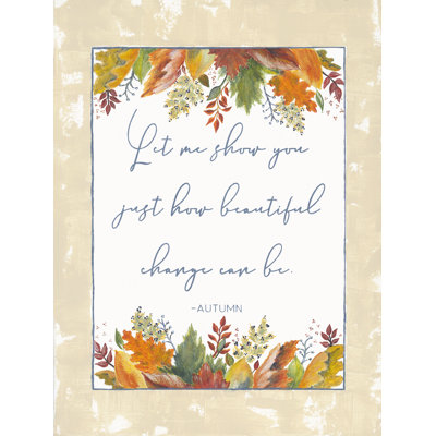 " Beautiful Change "