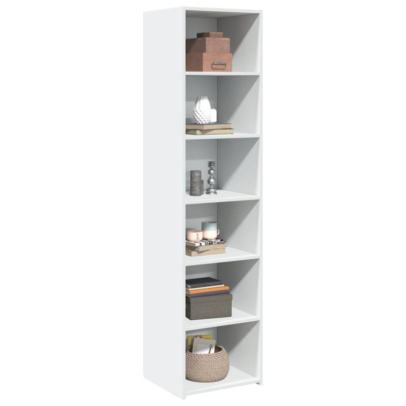 Vidaxl highboard made of wood, White, 185cm H x 45cm W x 41cm D