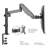 ONKRON Single Screen Desktop Mount