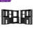 100” x100” Closet System with Wooden Drawer(Adjustable Width)-1763388980