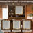 Farmhouse Makeup Vanity Desk With Mirror And Lights,Dressing Table Set With Charging Station And Stool,Drawers,Shelves And Side Cabinet, Rustic Brown-1432231659