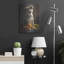 Art mural en métal Winston Porter «Cute Puppy With Orange Flowers German Shepherd» par Momart-670084562