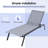 Alterf Outdoor Metal Chaise Lounge