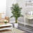 66'' Faux Palm Tree in Metal Planter