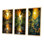 «Asian Art Bamboo Whisper», 3 pièces sur toile