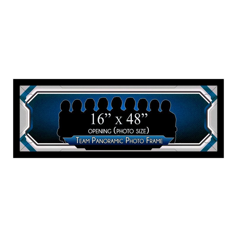Cadre photo Tryton, Noir, 16 po x 48 po