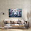Art mural en verre «White Tiger Parmi Les Fleurs» par MomArt-320112909
