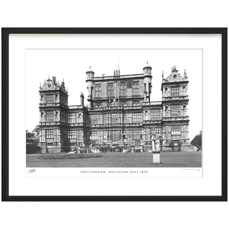 Nottingham, Wollaton Hall 1890 - Single Picture Frame Print, 28cm H x 36cm W x 2.3cm D