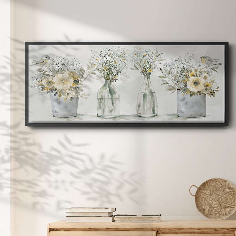 Farmhouse Bouquets - Toile encadrée, H 24 po x l 60 po