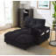 Canapé-lit surdimensionné pour chaise longue - Canapé convertible en velours côtelé avec porte-gobelet et port USB-618461553