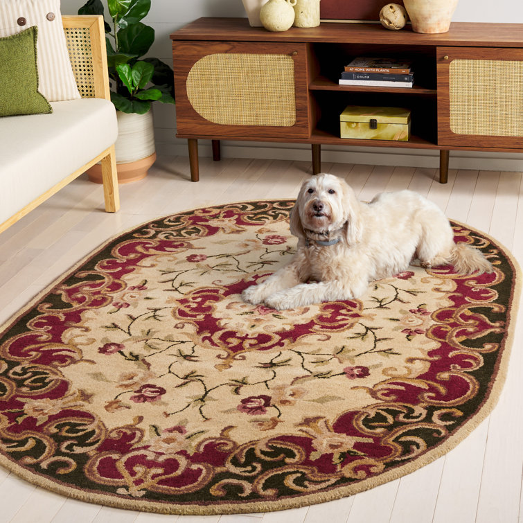 Gray 155cm x 245cm Touffeté à la main Wool Tapis | CH