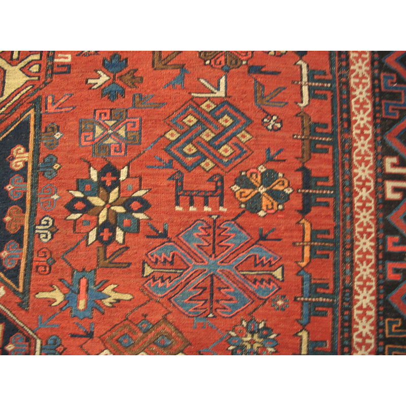 Tapis rustique à tissage plat Soumak