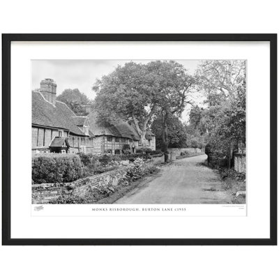 Monks Risborough, Burton Lane C1955 by Francis Frith - Single Picture Frame Print