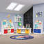 Organisateur de rangement en tissu pliable avec poignées 2 pièces RiverRidge Kids - bleu-1747185063