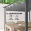 Pergola 11,7 pi x 19,6 pi avec auvent rétractable et structure en aluminium