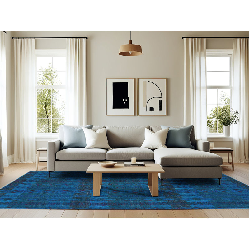 Tapis abstrait moderne 5191, Rectangle 6 pi x 9 pi