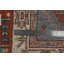 Tapis géométrique orange de style kazak 3 x 5