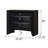 4-piece California King Bedroom Set Black