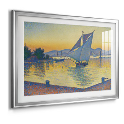 Coucher de soleil, pêche à la sardine, Concarneau-Paul Signac - Toile tendue avec châssis, 1891