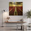 «We'Ll Meet Again 2 Landscape Sqaures» par DB Waterman, art mural en métal doré, 36 po x 36 po-1771552310