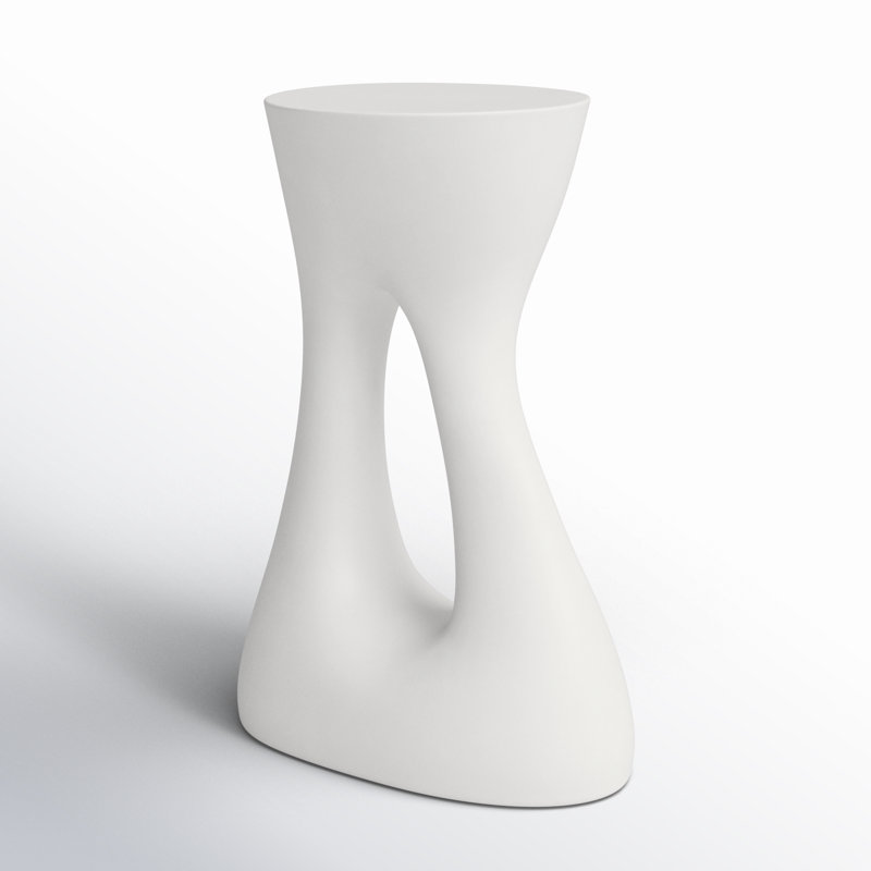 Cointreau 15'' Stone Outdoor Side Table
