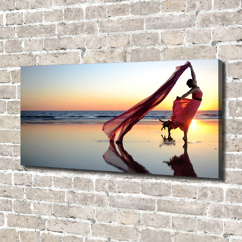 Dancing Woman - Wrapped Canvas Print
