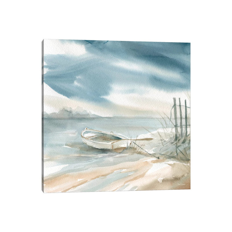 Subtle Mist II by Carol Robinson - Painting on Canvas, 45.72 cm H x 45.72 cm W x 1.91 cm D, No Frame