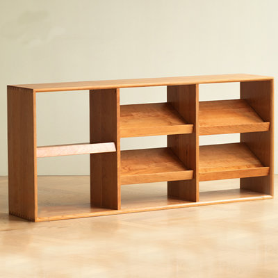 All Solid Wood Lattice Bookcase