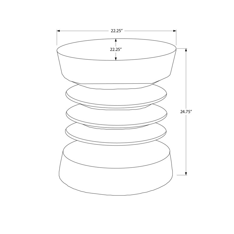 Table d'appoint, Noir