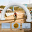 Arche gonflable demi-cercle en PVC 20 pi avec souffleur intégré, arche imperméable durable pour les marathons, les courses, les événements et les promotions commerciales - Blanc-130619731