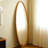 Oval Solid Wood Full Length Mirrors