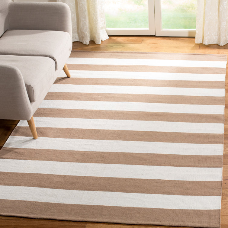 Dirit Hand Woven Cotton Striped Rug