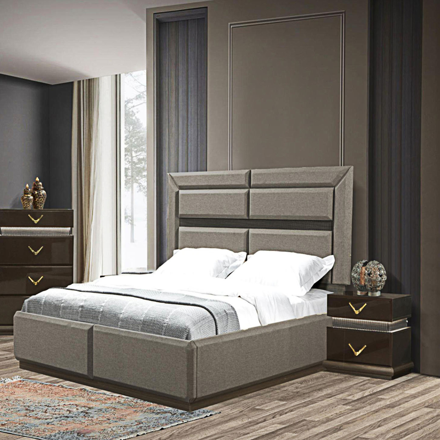 Latitude Run® Modern Queen Bed, Bed Frame - Wayfair Canada