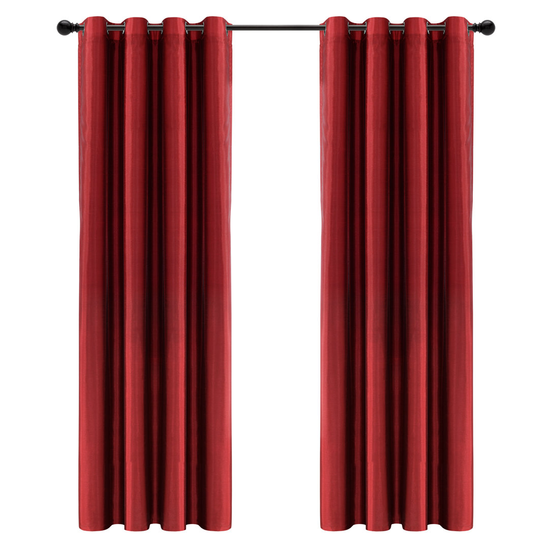 Polyester Blackout Curtain Single Panel Lush Decor Curtain 