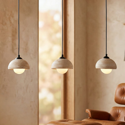 Kitchen Island Pendant Light Yellow Travertine