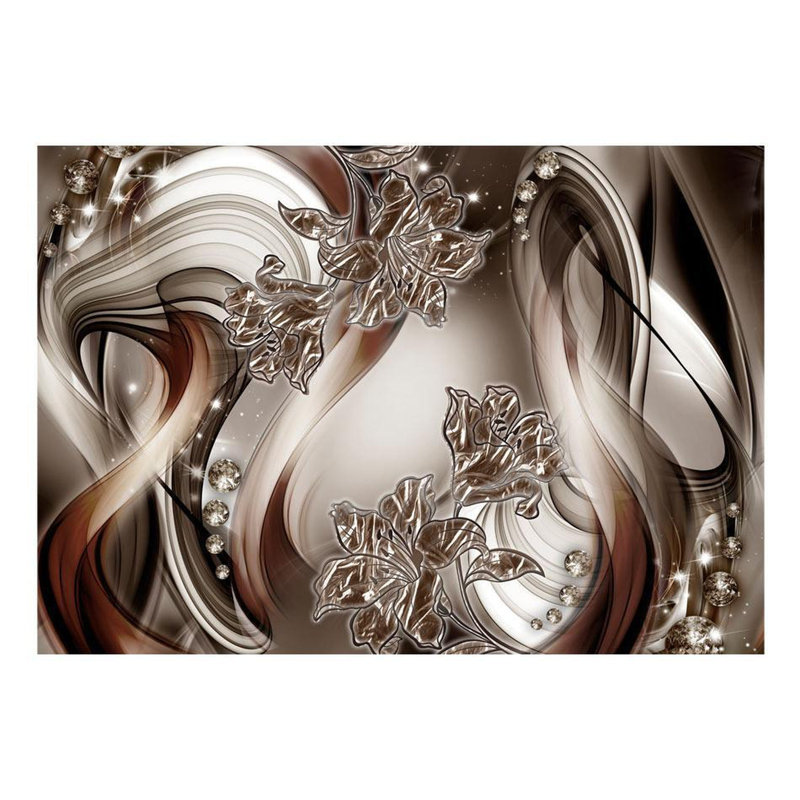 Murale Peel & Stick Glam - Danse d'automne, L 82 po x l 115 po