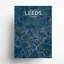 Carte de la ville de Leeds, impression-1059268958-1059268967