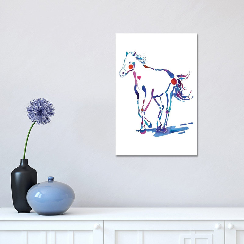 Pony Horse by Jo Lynch - Wrapped Canvas Gallery-Wrapped Canvas Giclée, 30.48 cm H x 45.72 cm W