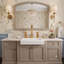 Robinet de salle de bain industriel Gold