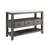 Marble Top & Gray Oak Finish Server