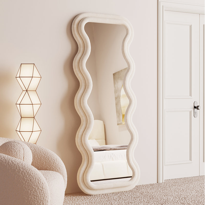 Miroir mural Amon, Blanc