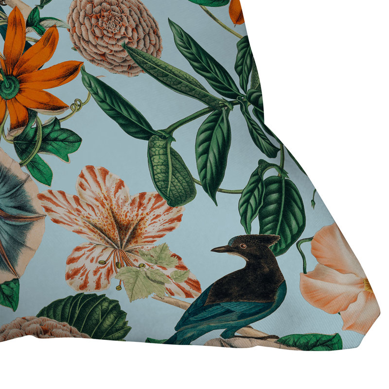 Coussin intérieur/extérieur forest oiseaux