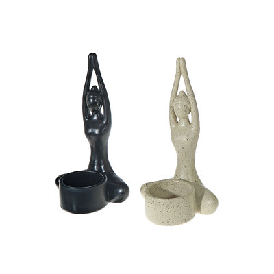 Ensemble de 2 bougies chauffe-plat en forme de bougie chauffe-plat