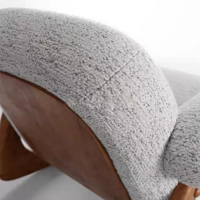 Chaise longue haut de gamme en bois de frêne